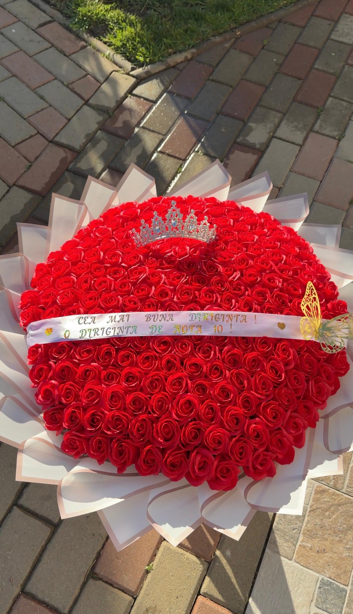 Buchet 201 trandafiri săpun