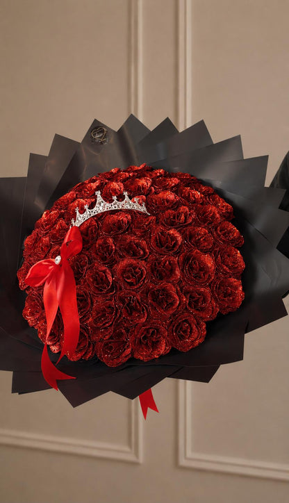 Buchet 57 trandafiri imperiali
