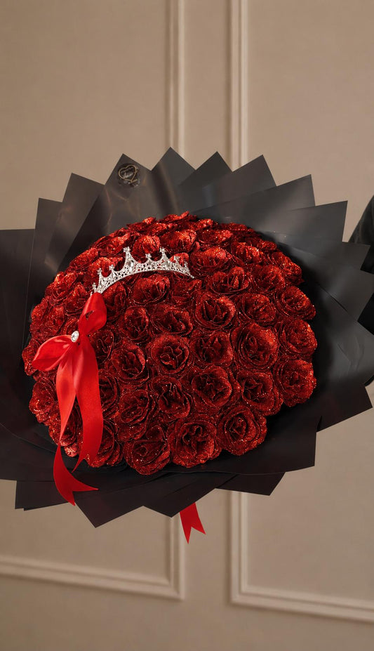 Buchet 57 trandafiri imperiali